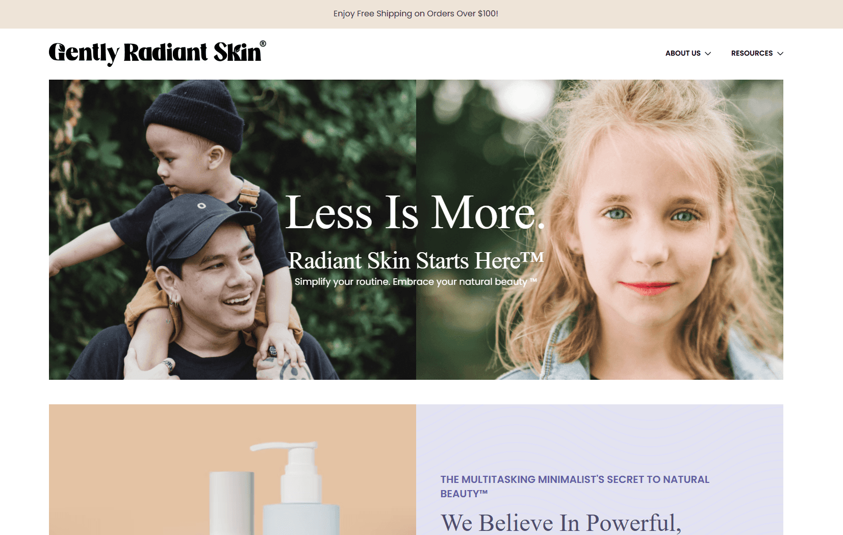Gently Radiant Skin